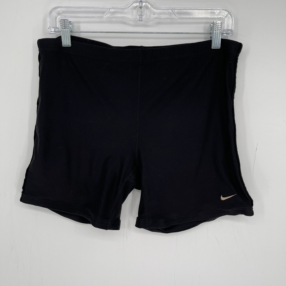 Nike Women's Black Dri-FIT Biker Running Shorts Size M (8-10)